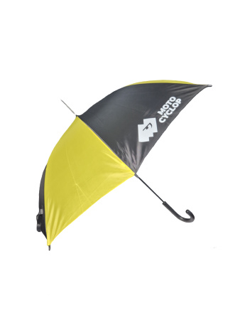 зонт черно-желтый